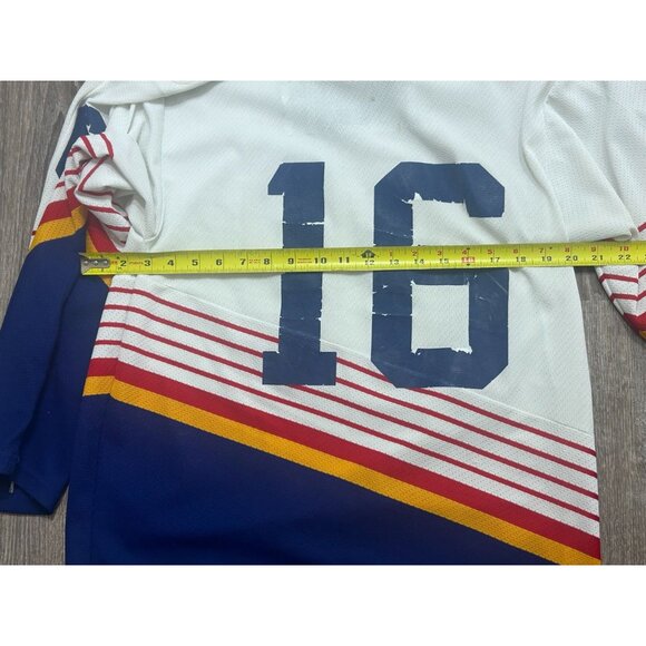 Maska St Louis Blues Hockey Jersey Men's Small NHL Uniform Shirt Multicolor - Picture 9 of 9